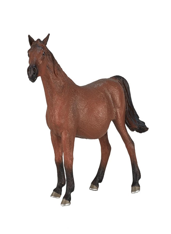 MOJO Arabian Mare in Foal Realistic Horse Toy Replica Hand Painted Figurine - Image 1